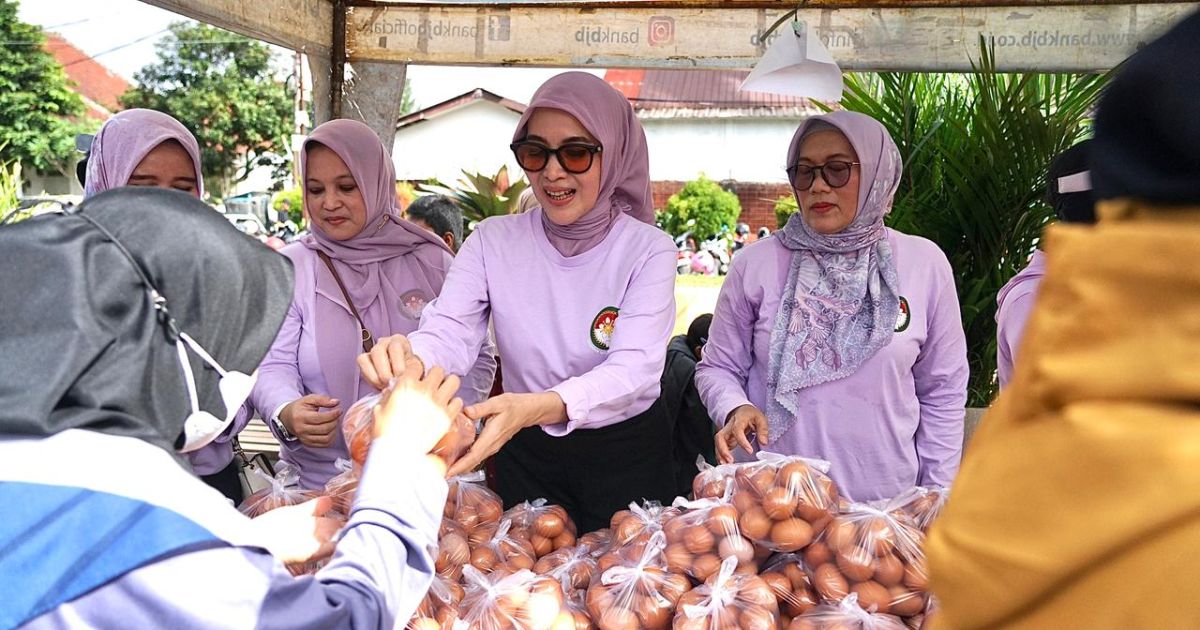 DWP Gelar Bazar Sembako Murah, Yantie Rachim: DWP Harus Hadir Menyentuh Kebutuhan Warga