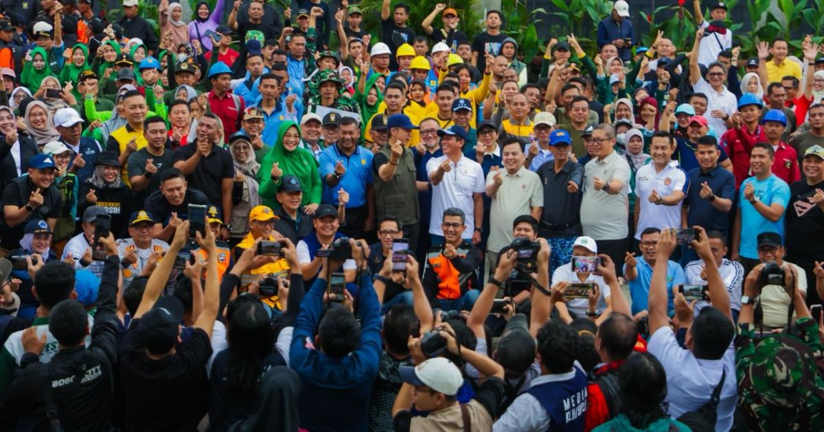 Menteri Lingkungan Hidup Apresiasi Korve Kebersihan di Kota Bogor