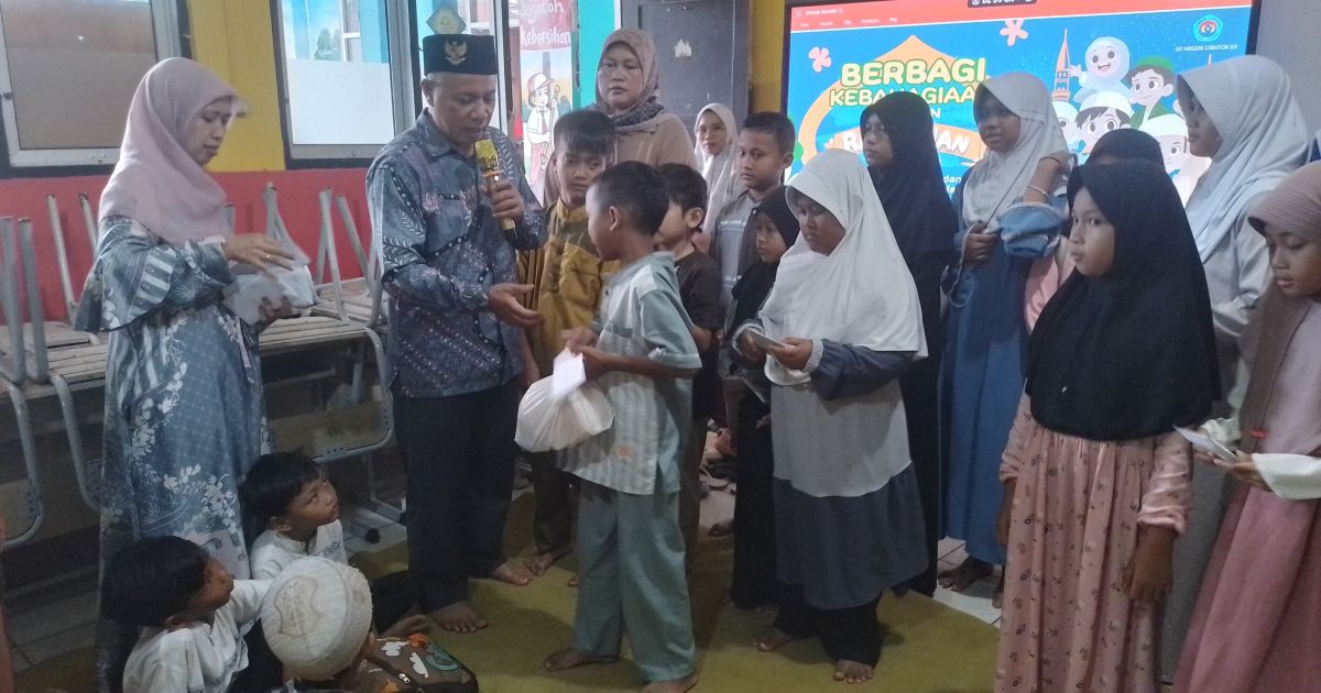 SD Cibatok 03 Gelar Santunan dan Buka Bersama