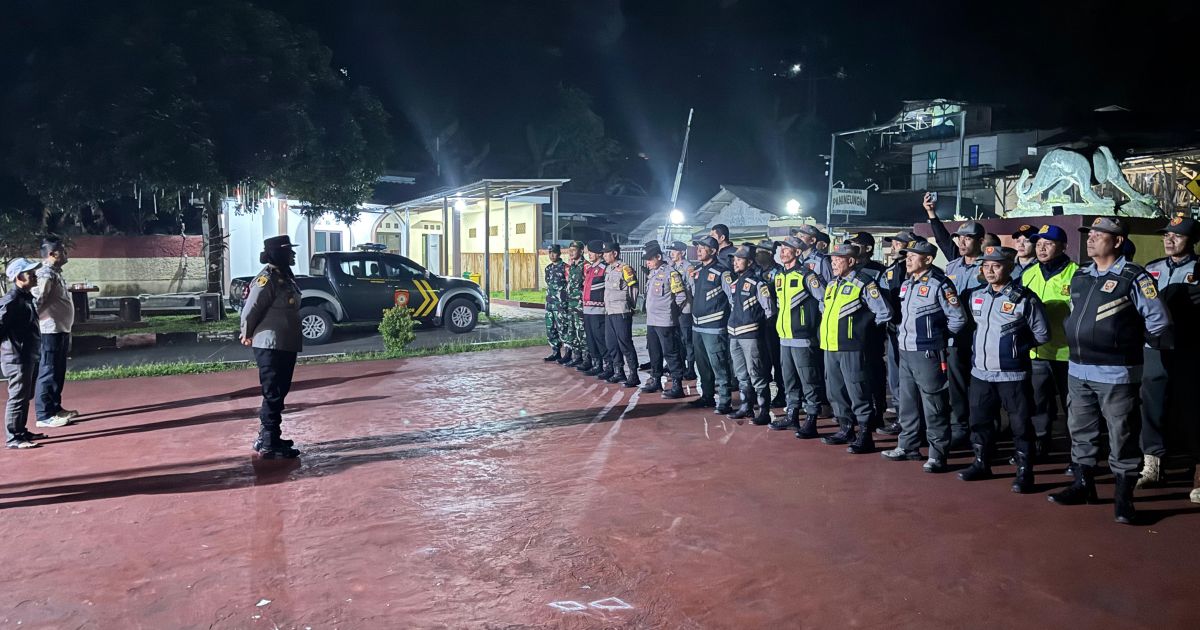 Polsek Megamendung Dalam Operasi KRYD Gabungan Berikan Rasa Aman di Bulan Suci Ramadhan