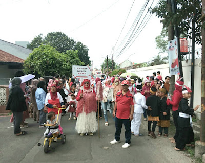 Haryadi Ketua RW.01 Gelar Karnaval Sambut HUT Kemerdekaan RI Ke-78