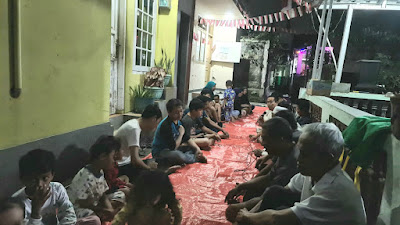 Sambut HUT RI Ke-78 Gelar Doa   Bersama Warga RT.005 RW.001 Kedung Jaya