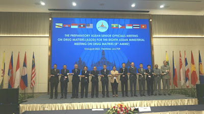 BNN RI HADIRI  PERTEMUAN PERSIAPAN  PELAKSANAAN AMMD KE-8 DI VIANTIANE-LAOS