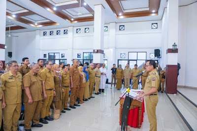 Lantik Pejabat Struktural dan Fungsional, Bima Arya Ingatkan Integritas Sumpah Jabatan
