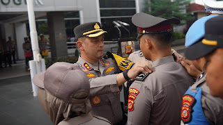 Kapolres Bogor Pimpin Apel Kenaikan Pangkat, Lanjutkan Penanaman Pohon