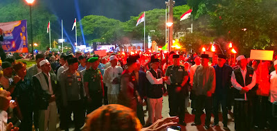 Sambut Tahun Baru Islam 1445 H, Santunan Anak Yatim dan Pawai Obor