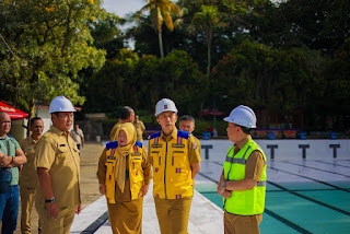 Dedie Rachim Tinjau Rehabilitasi Kawasan GOR Pajajaran