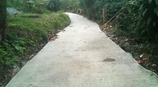 Pembangunan  Betonisasi  Jalan di RW.11 Desa Pasir Eurih Berjalan Lancar