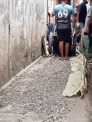 Pemdes Kota Batu Realisasikan Betonisasi Jalan Lingkungan 