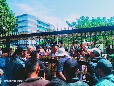 Sejumlah Aliansi Masyarakat dan Warga Katulampa Tuntut Keadilan ke Pengadilan Agama dan DPRD Kota Bogor