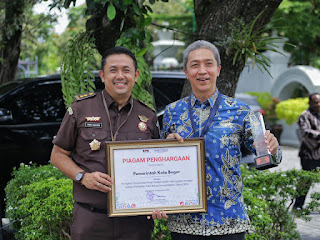 Pemkot Bogor Raih Peringkat Pertama sebagai Pemerintahan Kota Terbaik dari KPK