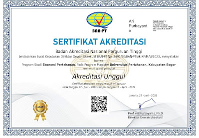 Akreditasi Unggul Prodi Ekonomi Pertahanan, Fakultas Manajemen Pertahanan (FMP), Universitas Pertahanan Republik Indonesia. TA. 2022/2023