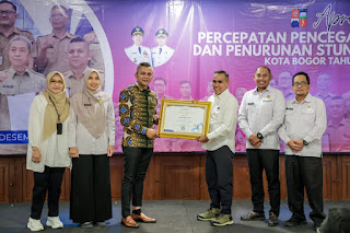 Pemkot Beri Apresiasi Penanganan Stunting di Wilayah