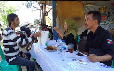 Salurkan Bantuan Pangan Beras Secara Serentak Kelurahan Harjasari