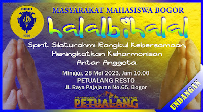 Keluarga Besar Masyarakat Mahasiswa Bogor (MMB) Gelar Halal Bihalal