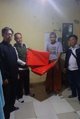 Pihak Kelurahan Harjasari Datangi Rumah Warga Yang Ambruk 