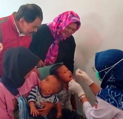 Kegiatan Sub PIN (Pekan Imunisasi Nasional) Polio Kelurahan Cilendek Barat