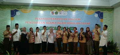 Pekan Keterampilan dan Seni PAI SD Kota Bogor Peserta Menampilkan Kebolehannya