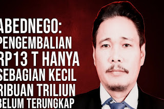 Abednego Panjaitan Apresiasi Kejagung Kembalikan Rp13 Triliun