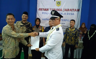 Serah Terima Jabatan Kepala Desa Tegal Kecamatan Kemang