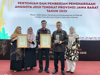 JDIH Kabupaten Bogor Raih Dua Penghargaan Bergengsi Sekaligus Di Tingkat Jawa Barat 2025