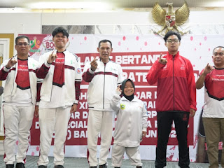 Jaro Ade Lepas Kontingen Kabupaten Bogor Berjuang Di Kejuaraan Tingkat Regional dan Internasional