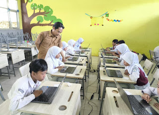 SDN Cimayang 01 Gelar Asesmen Nasional Berbasis Komputer