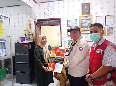 Sella Nurhalabi Ketua Koordinator Relawan PMI Cabang Bogor Lakukan Penyuluhan Waspada DBD