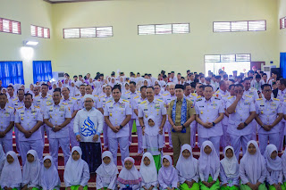 HUT ke-80 TNI AL, Ponpes Tarbiyatushibbyan Gelar Doa Bersama dan Santunan