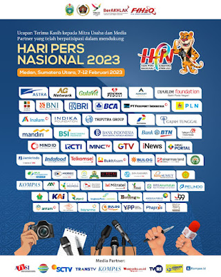 Atal S Depari Ucapkan Terima Kasih kepada Sponsor dan Mitra Hari Pers Nasional 2023