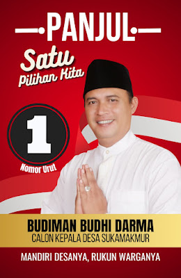 Budiman Ikut Mencalon Kades Sukamakmur