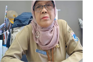 Jariyah S.E Lurah Jatinegara, Mengucapkan Selamat  Idul Fitri Kelurahan Jatinegara Kecamatan Cakung