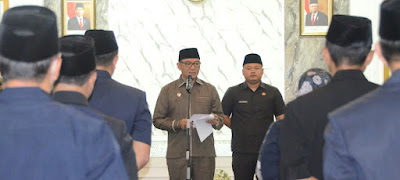 38 Aparatur Sipil Negara (ASN) Mengikuti Pengambilan Sumpah dan Pelantikan Dilingkup Kab Bogor
