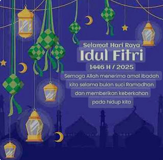 Kepala Madrasah dan Seluruh Jajaran Lingkungan MAN 2 Kota Bogor Mengucapkan Selamat Hari Raya Idul Fitri 1446 H