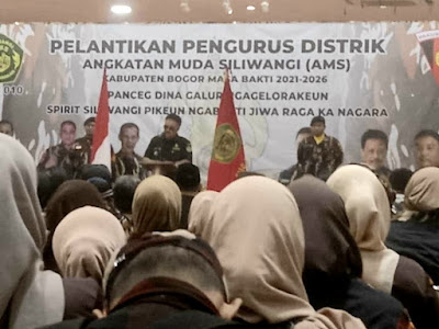 Hamdan Provost  Puragabaya AMS Kota Bogor Bersama Jajaran Hadiri Pelantikan  Alfi Faisal Hasim