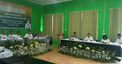 Tahap Penyusunan Dokumen Perencanaan Pembangunan  di Kecamatan Nanggung