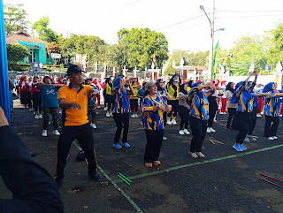 BPUN  Kembali Adakan Gebyar Senam Sehat di-Lapangan Kecamatan Tamansari 