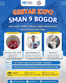 Gebyar Expo Campus Sekolah Menengah Atas Negeri (SMAN) 9 Kota Bogor