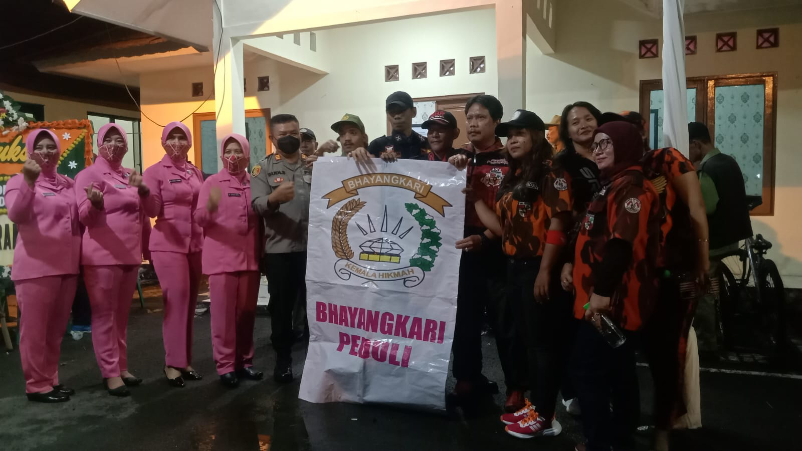 Kapolsek Dramaga Gelar Syukuran dan Santunan Anak Yatim