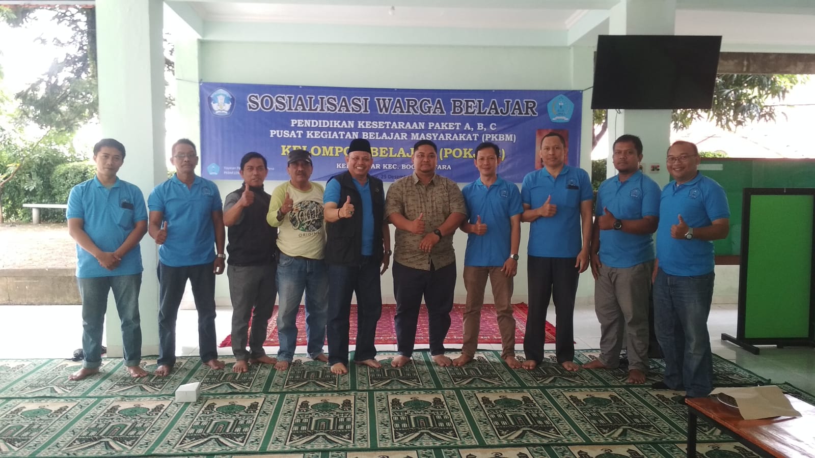 Terjawab Sudah Keinginan Warga Kelurahan Ciluar,  PKBM Yayasan Lentera Pena di Resmikan