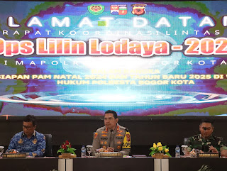 Antisipasi Natal dan Tahun Baru 2025, Polresta Bogor Kota Gelar Rapat Koordinasi Lintas Sektoral