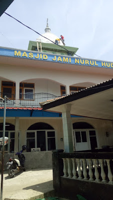 Pembangunan Masjid Jami Nurul Huda  Sudah Dipastikan  Segera Selesai Pembamgunannya