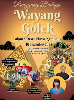 Pastikan Keamanan Bhabinkamtibmas dan Babinsa Desa Kota Batu Hadiri Pergelaran Wayang Golek