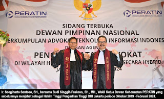 PERATIN Sukses Angkat Advokat Baru Angkatan Ke 3