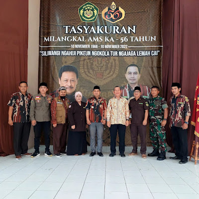 Tasyakuran AMS ke-56 Berlangsung di-Aula Tarbiatussibyan Kelurahan Kayumanis 