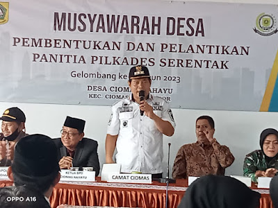 Bentuk Panitia Pemilihan Kepala Desa Ciomas Rahayu