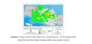 Sepekan Bogor Raya Dilanda Hujan, Ini Penjelasan BMKG
