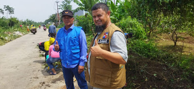 Deny Yudiana Ketua RW.13 Bersama Karjono S.IP. Lurah Motori Program Padat Karya