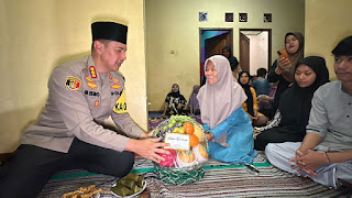 Petugas Linmas Wafat dalam Tugas Pam TPS, Kapolresta Bogor Kota Berikan Santunan