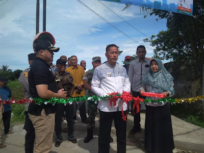 Pemdes Cikarawang Launching Pembangunan Jalan Program Samisade